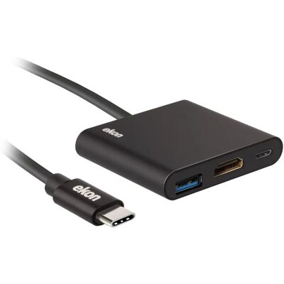 Ekon ECITTYCUSBHDMITY - Schwarz - HDMI & USB 2.0 - USB-C Hub Ekon ECITTYCUSBHDMITY - Schwarz - HDMI & USB 2.0 - USB-C Hub