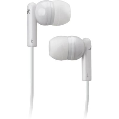 SBS Weiße Kabel-In-Ear-Kopfhörer - Mikrofon & Stereo SBS Weiße Kabel-In-Ear-Kopfhörer - Mikrofon & Stereo