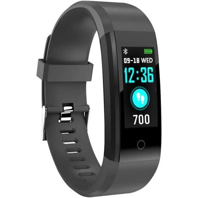 SBS Vital Fit Sort Fitness Tracker - Hjertefrekvens Søvn IP67 SBS Vital Fit Sort Fitness Tracker - Hjertefrekvens Søvn IP67