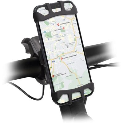 SBS TEERIDEHOLD360 schwarzer Handyhalter für Fahrrad/E-Scooter SBS TEERIDEHOLD360 schwarzer Handyhalter für Fahrrad/E-Scooter
