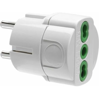 EKON - ECELADAIBITDE16 - Bianco - Adattatore spina EKON - ECELADAIBITDE16 - Bianco - Adattatore spina