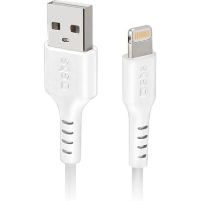 Kabel Lightning SBS Model 5289W - 2m Biały - Dane i Ładowanie Kabel Lightning SBS Model 5289W - 2m Biały - Dane i Ładowanie