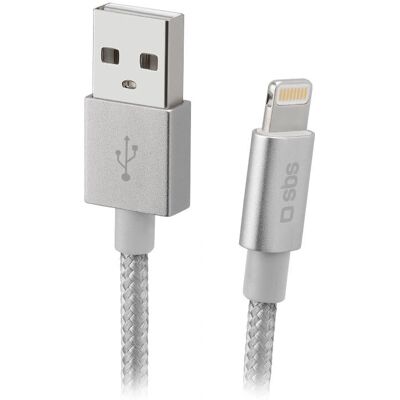 Cavo Lightning SBS Argento - 1m - Compatibile Apple Cavo Lightning SBS Argento - 1m - Compatibile Apple