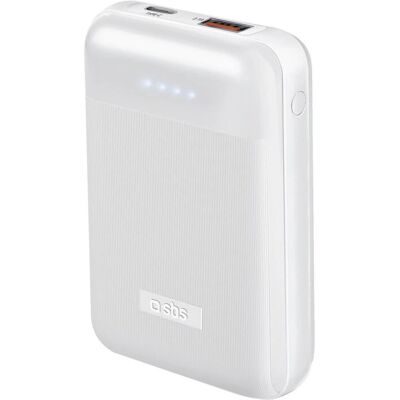 Power Bank SBS 10000mAh Bílý - 20W PD Power Bank SBS 10000mAh Bílý - 20W PD
