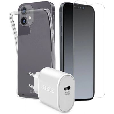 SBS iPhone 13 Transparentes Starter-Set - Smartphone Zubehör SBS iPhone 13 Transparentes Starter-Set - Smartphone Zubehör