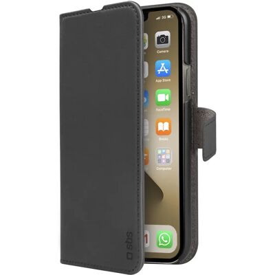 Apple iPhone 13 Pro Max SBS Wallet Stand Buchhülle - Schwarz Apple iPhone 13 Pro Max SBS Wallet Stand Buchhülle - Schwarz