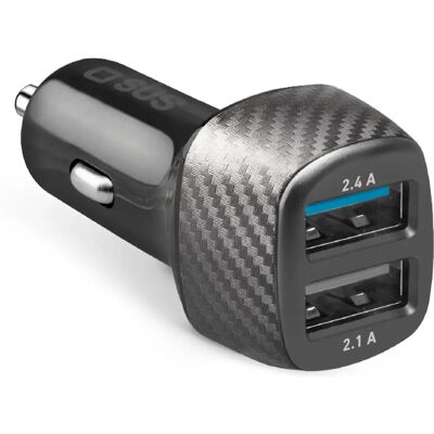 SBS TEHWCR2USB2A Mobiles Auto-Ladegerät - Dual USB SBS TEHWCR2USB2A Mobiles Auto-Ladegerät - Dual USB
