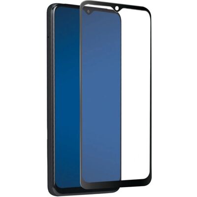 Vidro de Proteção de Tela Completa Samsung Galaxy A02s/A03s - Preto & Transparente Vidro de Proteção de Tela Completa Samsung Galaxy A02s/A03s - Preto & Transparente
