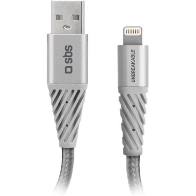 SBS Ultra wytrzymały 1,5m kabel Lightning - Kompatybilny z Apple SBS Ultra wytrzymały 1,5m kabel Lightning - Kompatybilny z Apple