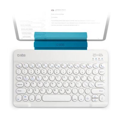 Tastiera Wireless SBS TaunikeyboardW - Mobile, Bianco, Android, iOS Tastiera Wireless SBS TaunikeyboardW - Mobile, Bianco, Android, iOS