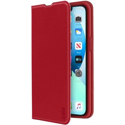 SBS Bookcase Wallet Lite-Hülle für iPhone 13 rot - Smartphone Hülle, Rot SBS Bookcase Wallet Lite-Hülle für iPhone 13 rot - Smartphone Hülle, Rot