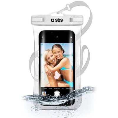 Capa impermeável SBS para celular 6,8" com alça Capa impermeável SBS para celular 6,8" com alça