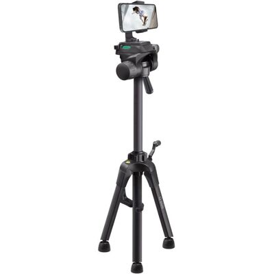 SBS TETRIPODPROALLUM Tripod - Justerbart smartphone- og kamera-stativ - Sort SBS TETRIPODPROALLUM Tripod - Justerbart smartphone- og kamera-stativ - Sort