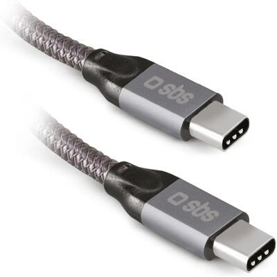 SBS USB-Kabel - USB-C 1m Grau - USB 3.2 Gen 1 Daten & Video SBS USB-Kabel - USB-C 1m Grau - USB 3.2 Gen 1 Daten & Video