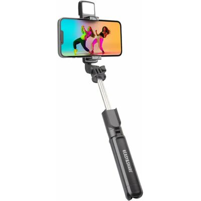 SBS Universal Selfie-Stang med LED-lys og Tripod - Maks Mobil 60-90mm - Sort SBS Universal Selfie-Stang med LED-lys og Tripod - Maks Mobil 60-90mm - Sort