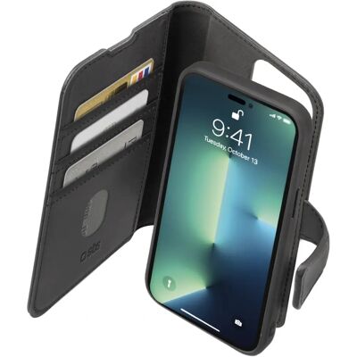 SBS Capa Livro Preta para iPhone 14 - Case SBS Capa Livro Preta para iPhone 14 - Case