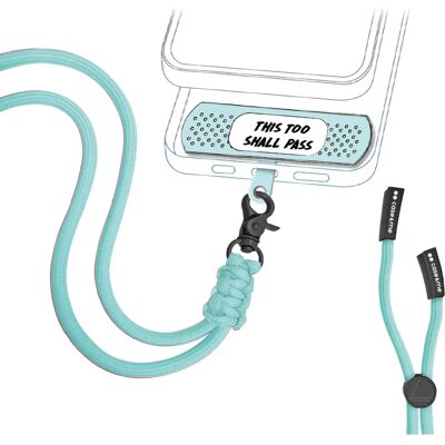 SBS CMUNILACEPATCH2 Universeller Smartphone-Gurt - Stilvoll & Verstellbar SBS CMUNILACEPATCH2 Universeller Smartphone-Gurt - Stilvoll & Verstellbar