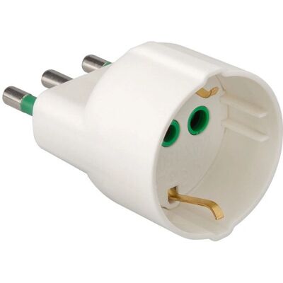 Ekon - ECELXADAPTSCHU16W - Blanc - Adaptateur prise Ekon - ECELXADAPTSCHU16W - Blanc - Adaptateur prise