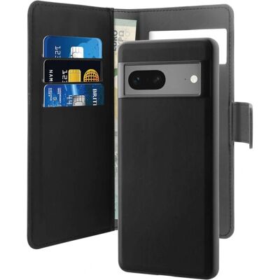 Puro 2-in-1 irrotettava lompakkokotelo Google Pixel 7 - Musta Puro 2-in-1 irrotettava lompakkokotelo Google Pixel 7 - Musta