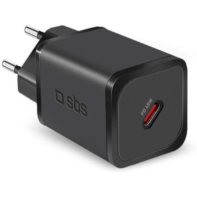 SBS TETRGAN1C45W Kompakter Schnellladeadapter für mobile Geräte SBS TETRGAN1C45W Kompakter Schnellladeadapter für mobile Geräte