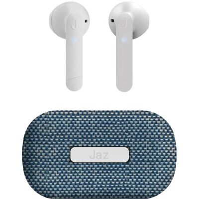SBS Blå Hvit Trådløse Hodesett - In-Ear, USB-C, ENC, 4t SBS Blå Hvit Trådløse Hodesett - In-Ear, USB-C, ENC, 4t