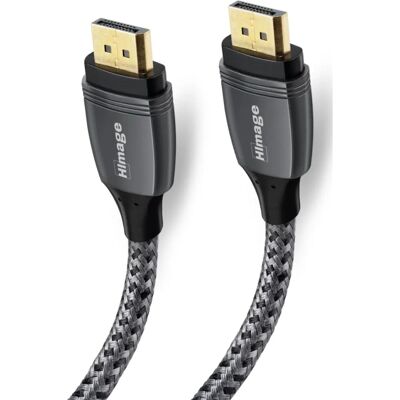 HIMAGE - HIP20DP16K18MMG - 1.8m - Szary - Kabel DisplayPort HIMAGE - HIP20DP16K18MMG - 1.8m - Szary - Kabel DisplayPort