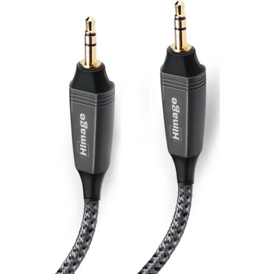 HIMAGE HIAJACK35M15MMG - Noir - 1,5 m - Câble audio 3,5 mm - Publicité HIMAGE HIAJACK35M15MMG - Noir - 1,5 m - Câble audio 3,5 mm - Publicité