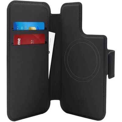 PURO PuroMagSafe Wallet Case - iPhone 13/14 Pro - Leather Effect PURO PuroMagSafe Wallet Case - iPhone 13/14 Pro - Leather Effect