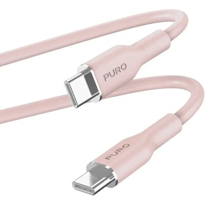 Cavo USB-C Rosa Puro - 1,5m - Dati e Ricarica Veloce Cavo USB-C Rosa Puro - 1,5m - Dati e Ricarica Veloce