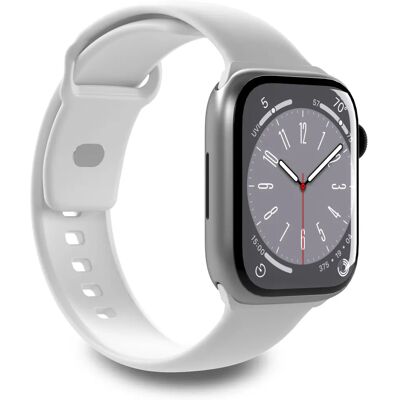 Bracelet en silicone blanc PURO pour Apple Watch - Accessoires intelligents - Publicité Bracelet en silicone blanc PURO pour Apple Watch - Accessoires intelligents - Publicité