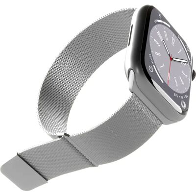 Puro Milanese Magnetisk Armbånd - Rustfrit stålrem til Apple Watch 38/40/41 mm - Sølv Puro Milanese Magnetisk Armbånd - Rustfrit stålrem til Apple Watch 38/40/41 mm - Sølv