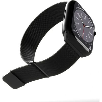 Puro Milanese Magnetisches Armband - Apple Watch 42/44/45/49 mm - Schwarz - Armband Puro Milanese Magnetisches Armband - Apple Watch 42/44/45/49 mm - Schwarz - Armband