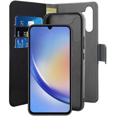 PURO PUSGA34BOOKC3BLK Handyhülle - Schwarz - Smartphone Cover PURO PUSGA34BOOKC3BLK Handyhülle - Schwarz - Smartphone Cover