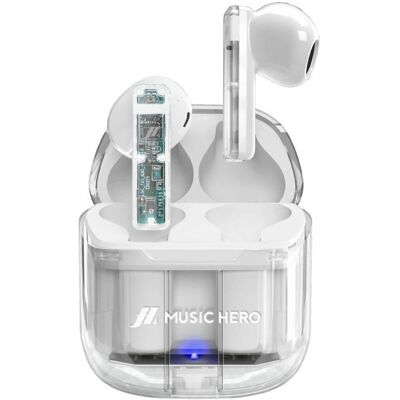 Cuffie SBS Music Hero - True Wireless Stereo - Bianco Cuffie SBS Music Hero - True Wireless Stereo - Bianco