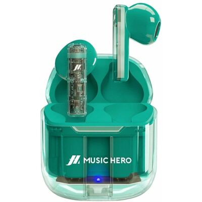 SBS Music Hero Headset - Cyan - True Wireless Stereo - Publicité SBS Music Hero Headset - Cyan - True Wireless Stereo - Publicité