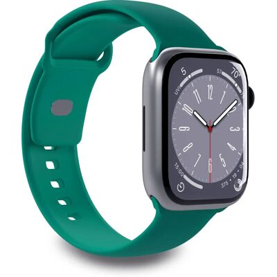 PURO ICON - Bracelet en silicone élastique pour Apple Watch 38/40/41 mm - Vert PURO ICON - Bracelet en silicone élastique pour Apple Watch 38/40/41 mm - Vert