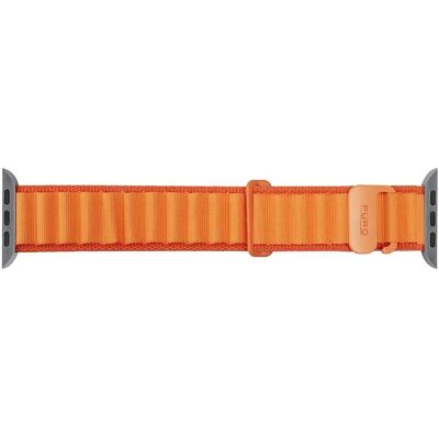 Puro 44mm Orange Nylon Apple Watch Extreme Armband - Smart Wearable Accessories Puro 44mm Orange Nylon Apple Watch Extreme Armband - Smart Wearable Accessories