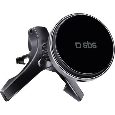 SBS Magnetisk Bilholder 15W Trådløs Lader - Svart - Mobiltelefonholder SBS Magnetisk Bilholder 15W Trådløs Lader - Svart - Mobiltelefonholder