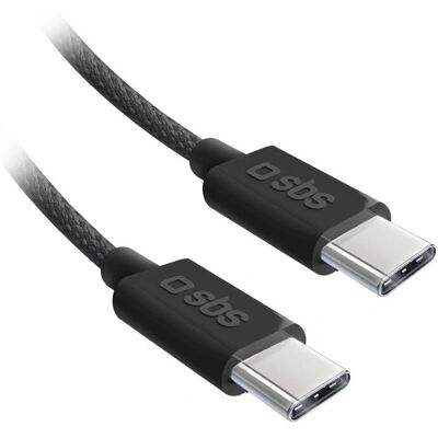 Câble USB SBS - 1,5m, USB-C, Noir - Câble USB Câble USB SBS - 1,5m, USB-C, Noir - Câble USB