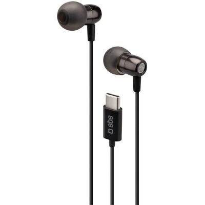SBS Metal Pro 2.0 - Słuchawki do uszu - USB-C, Czarny SBS Metal Pro 2.0 - Słuchawki do uszu - USB-C, Czarny