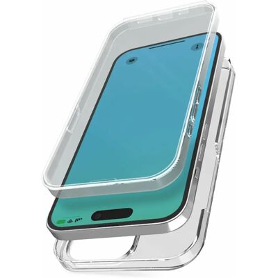 SBS iPhone 15 Pro 360° Cover - Transparent, Drop Testet SBS iPhone 15 Pro 360° Cover - Transparent, Drop Testet