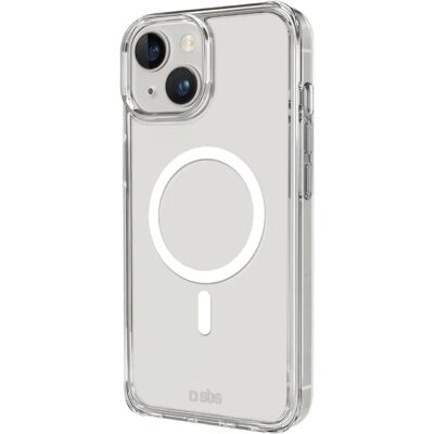 SBS iPhone 15 Transparante Hybride Case met MagSafe - Telefoonhoesje SBS iPhone 15 Transparante Hybride Case met MagSafe - Telefoonhoesje
