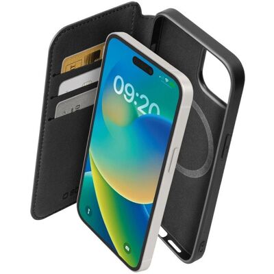 SBS iPhone 15 Flip Wallet Cover - MagSafe kompatibel SBS iPhone 15 Flip Wallet Cover - MagSafe kompatibel