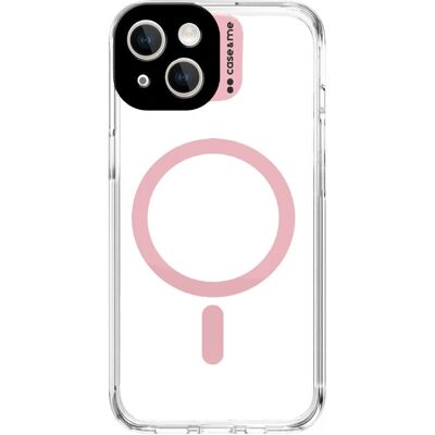 Case & Me CMCOVCAMTMSIP1567P Rosa-Trasparente - custodia per telefono Case & Me CMCOVCAMTMSIP1567P Rosa-Trasparente - custodia per telefono