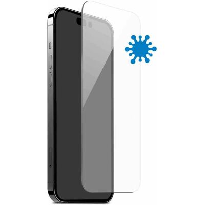 PURO iPhone 15 Pro Tempered Glass - Scratch & Bacteria Protection PURO iPhone 15 Pro Tempered Glass - Scratch & Bacteria Protection