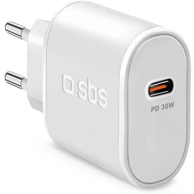 Chargeur mobile universel blanc SBS TETR1CPD30 - Intérieur - Publicité Chargeur mobile universel blanc SBS TETR1CPD30 - Intérieur - Publicité