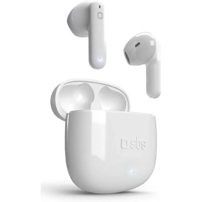 Marca SBS Sparkly TWS Fone de Ouvido - Estéreo Sem Fio In-Ear Bluetooth Branco Marca SBS Sparkly TWS Fone de Ouvido - Estéreo Sem Fio In-Ear Bluetooth Branco
