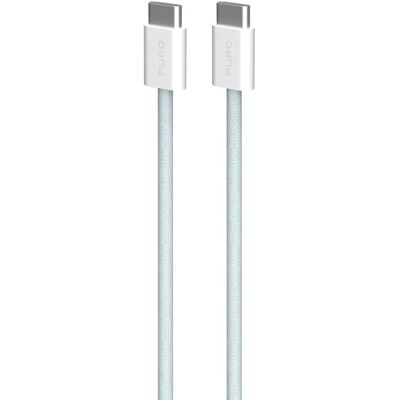 Puro Blå 1,5m USB-C Kable - Rask Lading & Dataoverføring Puro Blå 1,5m USB-C Kable - Rask Lading & Dataoverføring