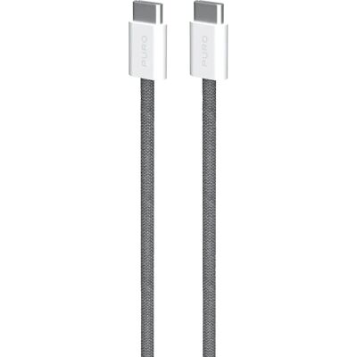 Cable USB-C trenzado Puro - 1,5m, 60W, 480Mbps - Cable USB Cable USB-C trenzado Puro - 1,5m, 60W, 480Mbps - Cable USB