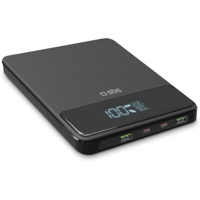 SBS Power Bank 20000mAh Svart - Power Bank SBS Power Bank 20000mAh Svart - Power Bank